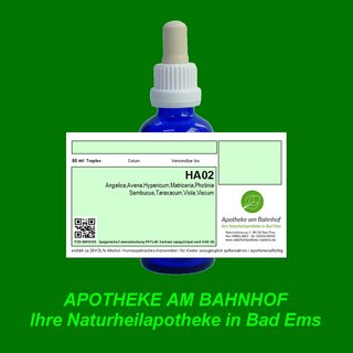 HA02 spagyric remedy mixture 50ml