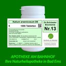 Cell-salt (Schüssler) nr.13 kalium arsenicosum 6D...