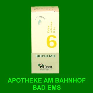 Biochemie Nr.6 Kalium sulfuricum D6 - 30 ml Tropfen Pflüger