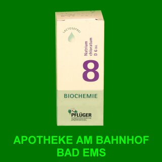 Biochemie Nr.8 Natrium chloratum D6 - 30 ml Tropfen Pflüger