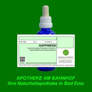 HAPPINESS  Spagyrik Essenzenmischung 50ml