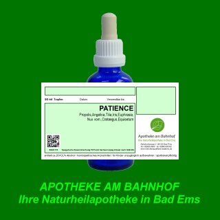 PATIENCE  Spagyrik Essenzenmischung 50ml