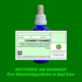 YOHIMBE-YOHIMBE  Spagyrik Essenzenmischung 50ml