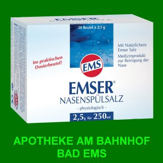 EMSER Nasenspülsalz 20 Dosierbeutel