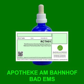 RCTH01 spagyric remedy mixture 100ml