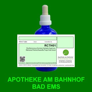 RCTH01 spagyric remedy mixture 100ml