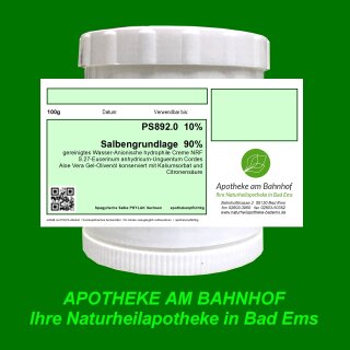 PS892.0 10% spagyrische Salbe 100g