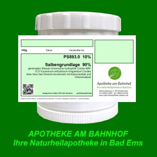 PS893.0 10% spagyrische Salbe 100g