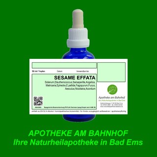 SESAME EFFATA  Spagyrik Essenzenmischung 50ml