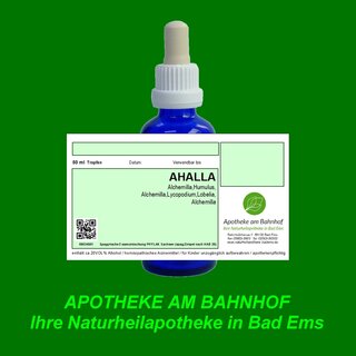 AHALLA 50ml mixture of spagyric essences