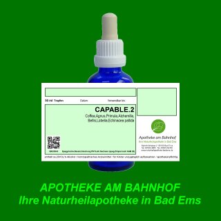 CAPABLE.2  Spagyrik Essenzenmischung 50ml