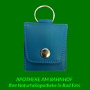 Homeopathic blue leather pocket case for 5