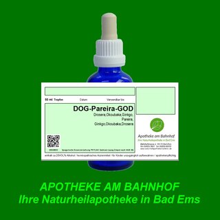 DOG-Pareira-GOD  Spagyrik  Essenzenmischung 50ml