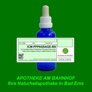 ICM-PPPASSAGE-BS  Spagyrik  Essenzenmischung 50ml