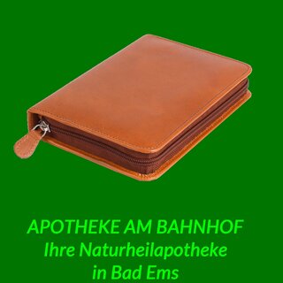 Homeopathic leather pocket case for 60 remedies