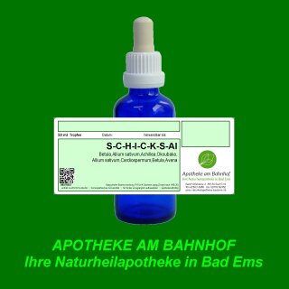 S-C-H-I-C-K-S-Al  Spagyrik Essenzenmischung 50ml