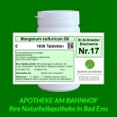 Schüßler-Salz Nr.17 Manganum sulfuricum D6 -...