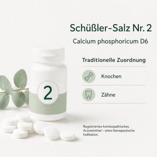 Schüßler-Salz Nr.2 Calcium phosphoricum D6