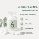 Schüßler Salz Nr.6 Kalium sulfuricum D6