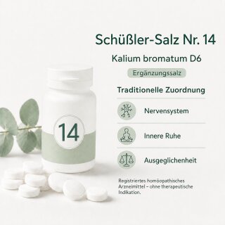 Schüßler-Salz Nr.14 Kalium bromatum D6