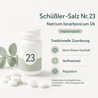 Schüßler-Salz Nr.23 Natrium bicarbonicum D6