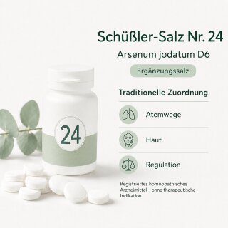 Schüßler-Salz Nr.24 Arsenum jodatum D6