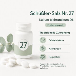 Schüßler-Salz Nr.27 Kalium bichromicum D6