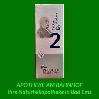 Nr.2 Pflüger Schüßler-só globuli calcium phosphoricum D12