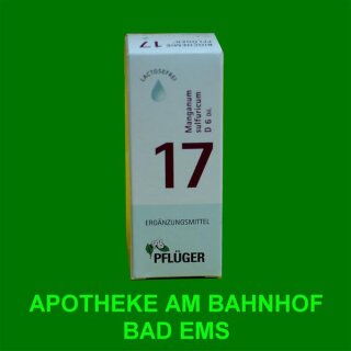 Schüssler-só Nr.17 Manganum sulfuricum D6 Pflüger 30ml oldat