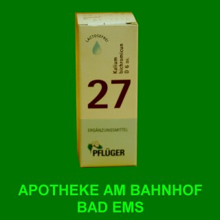 Cell-salt Nr.27 Kalium bichromicum 6D Pflüger 30 ml solution