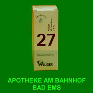 Nr.27 Kalium bichromicum D6 - 30 ml Tropfen Pflüger