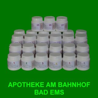 Cell-salt (Schüssler)-Set 1 to 27 Bombastus each number 400 tablets